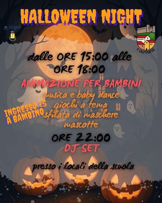 halloween night carpinone 2025