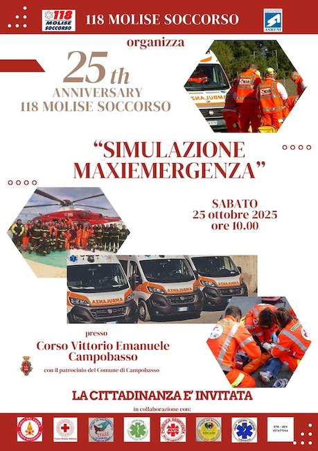 simulazione maxiemergenza campobasso 2025