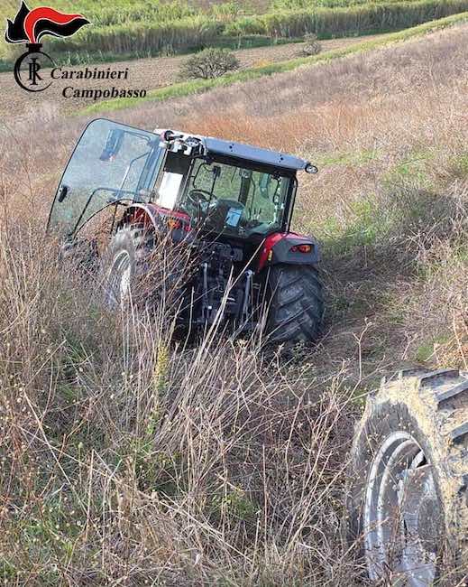 trattori rubati recuperati