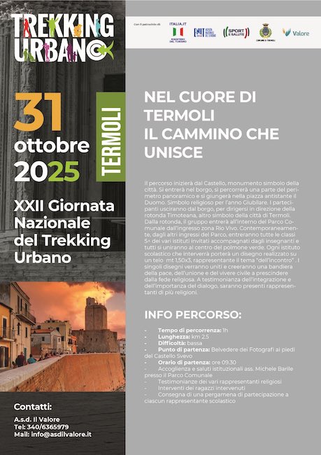 trekking urbano termoli