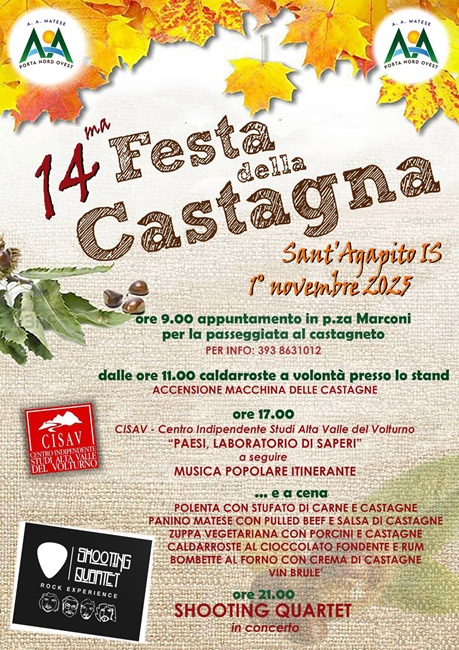 Festa castagna Sant'Agapito