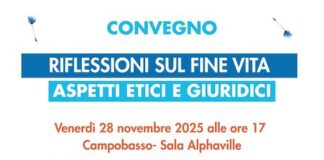 convegno riflessioni fine vita 28 novembre 2025