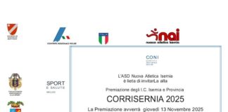 CorrIsernia 2025: premiazioni Corrilascuola e consegna Charity Program corrisernia 2025 consegna premi