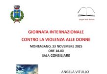 eventi montagano 23 novembre 2025