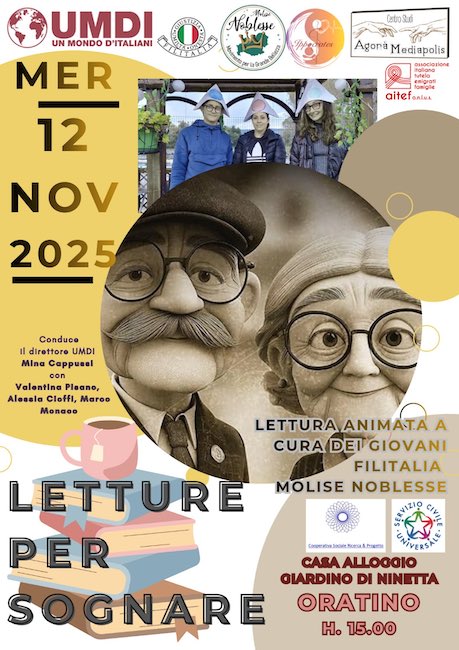 letture per sognare oratino 12 novembre 2025