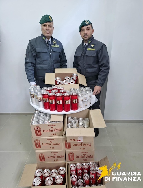 sequestro ceri votivi