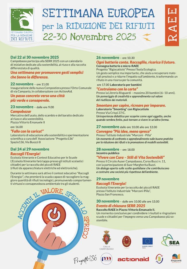 settimana europea riduzione rifiuti
