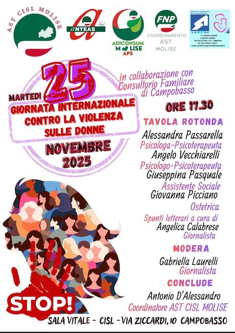 stop violenza donne 2025