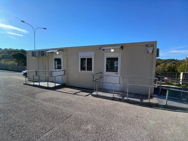 struttura temporanea ufficio riccia
