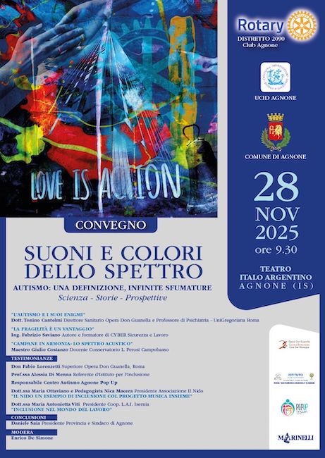 suoni e colori dello spettro 28 novembre 2025