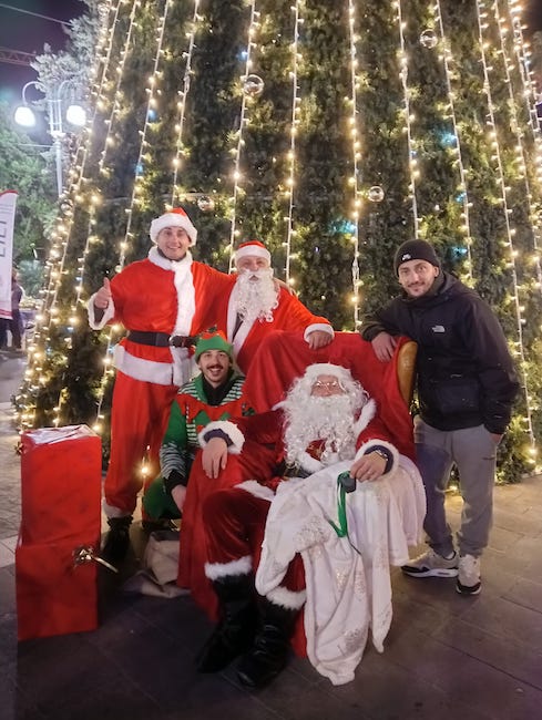 babbo natale in vespa termoli