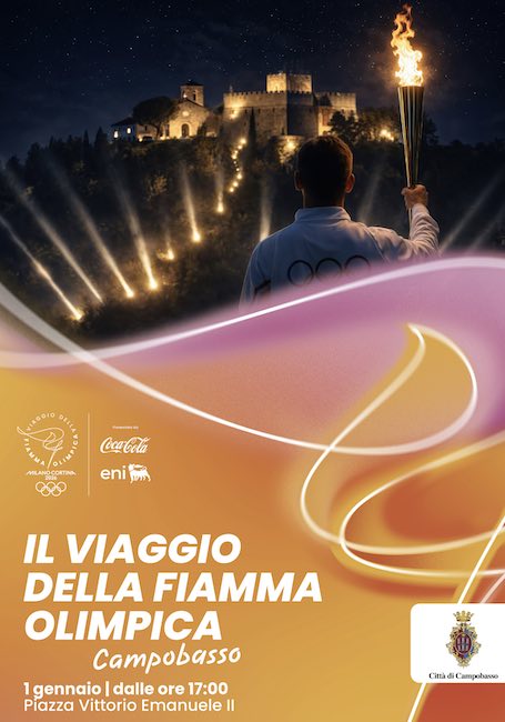 il viaggio della fiamma olimpica 1 gennaio 2026