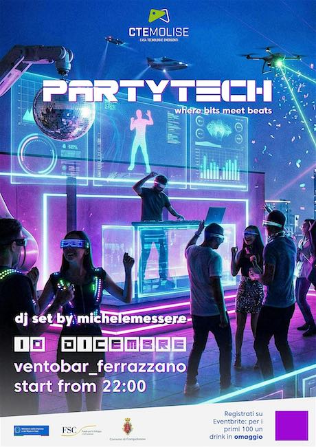 partytech 10 dicembre 2025