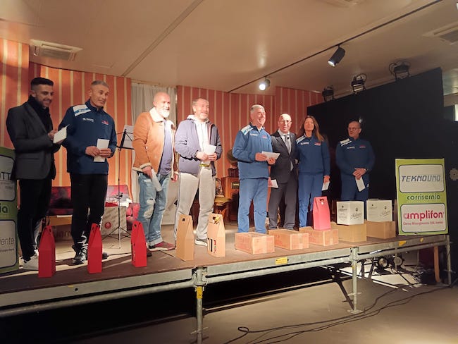premiazione settore master