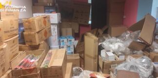 sequestro fuochi pirotecnici