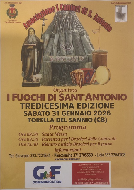 Fuochi Sant'Antonio Torella del Sannio