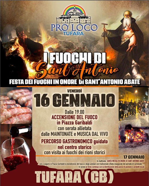 Fuochi Sant'Antonio Tufara
