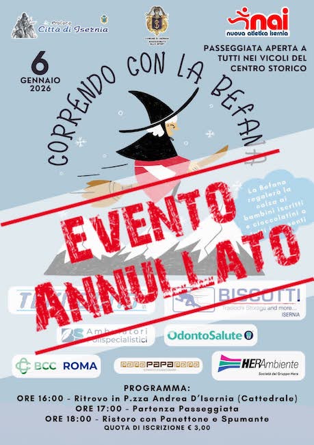 correndo con la befana 2026