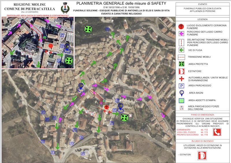 planimetria funerale