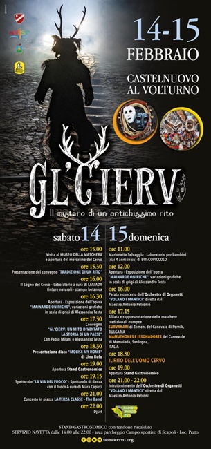 Rito dell'uomo cervo Castnuovo al Volturno