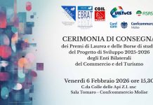 Cerimonia di consegna dei Premi di Laurea e delle Borse di studio del Progetto di Sviluppo 2025-2026 degli Enti Bilaterali del Commercio e del Turismo