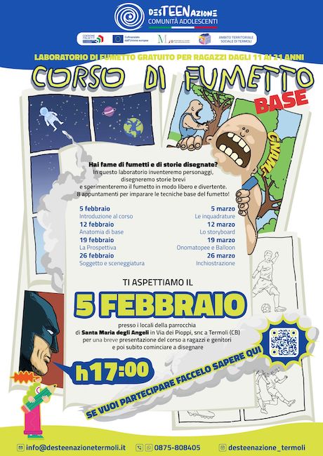 corso di fumetto 5 febbraio 2026