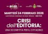 crisi dell'editoria 24 febbraio 2026