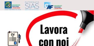 Campobasso, aperta la long list per tirocini formativi al CAF MCL–Patronato SIAS lavora con noi