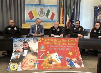 Termoli presenta il 22° Trofeo Italia MSP Kung Fu 4° memorial shi fu vincenzi ivan