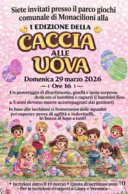 Caccia alla uova Monacilioni