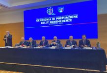 Benemerenze Sportive LND 2026: il Molise celebra i suoi dirigenti alla cerimonia nazionale di Fiumicino benemerenza lnd 28-02-2026