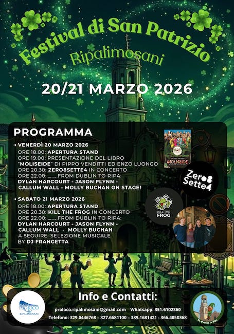 festival di san patrizio 2026