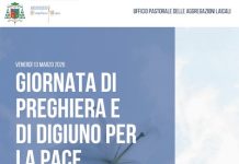 giornata preghiera 13 marzo 2026