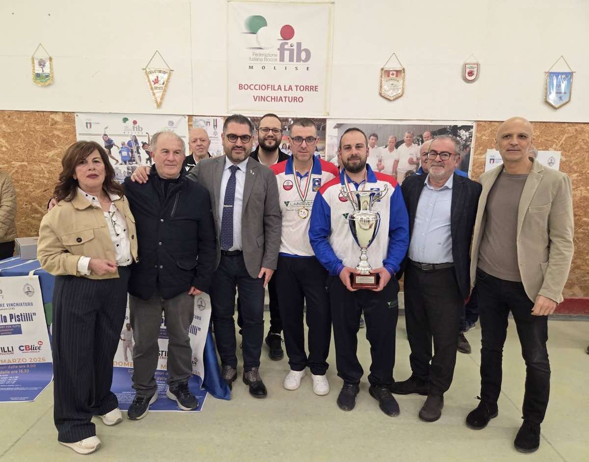 premiazione vincitori con famiglia pistilli