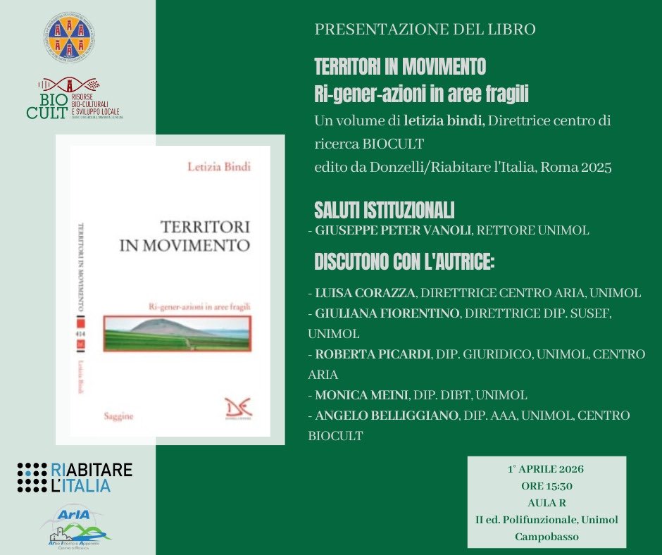 territori in movimento libro