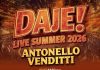 Antonello Venditti DAJE Live Tour 2026