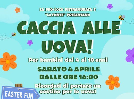 caccia alle uova 4 aprile 2026
