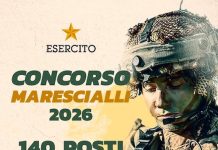 Aperto il bando per diventare Allievo Maresciallo dell’Esercito concorso allievi marescialli