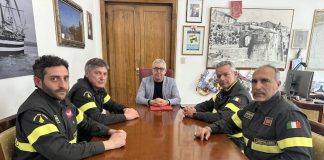 Frana di Petacciato, il Sindaco Balice incontra i Vigili del Fuoco incontro sindaco termoli vdf