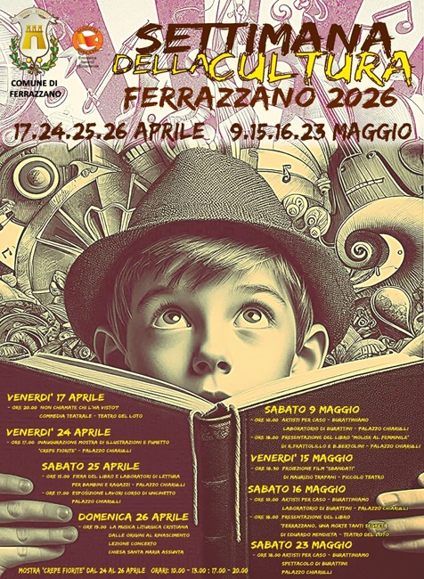 Ferrazzano 2026, al via la Settimana della Cultura: arte e spettacoli