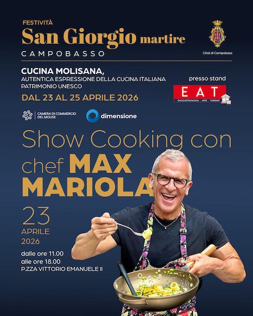 show cooking max mariola 23 aprile 2026