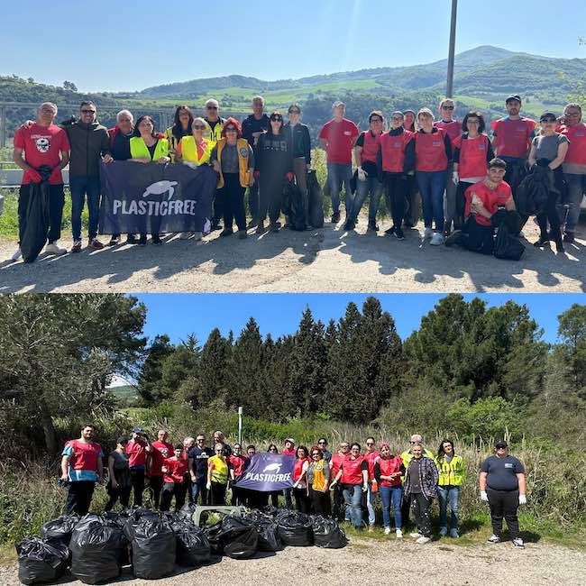 volontari plastic free molise
