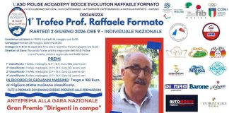 A Campobasso il 1° Trofeo “Prof. Raffaele Formato