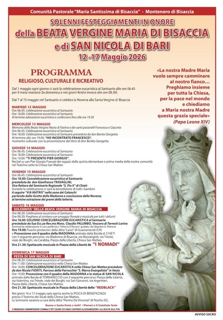 Festa Madonna Montenero di Bisaccia
