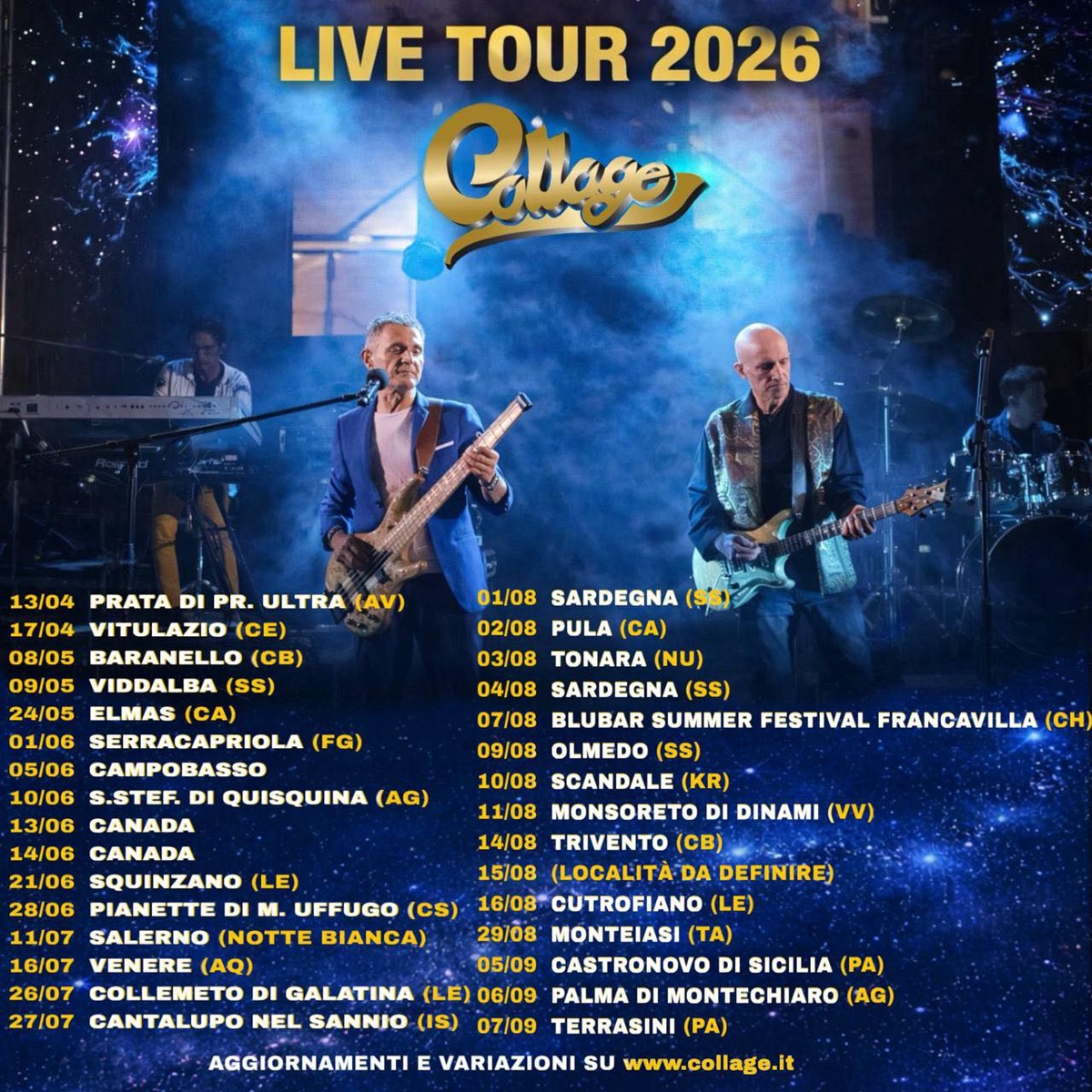 I Collage Tour 2026