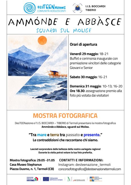 “Ammónde e Abbàsce: sguardi sul Molise”, domani l’inaugurazione della mostra