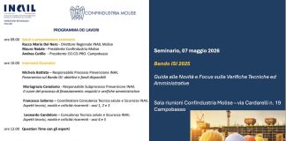 evento bando isi inail molise