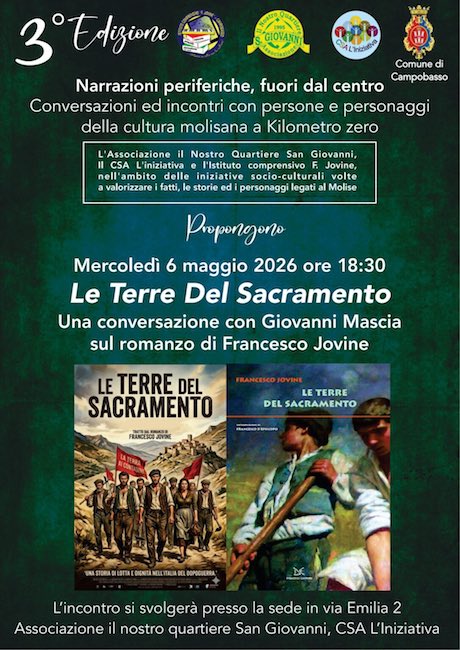 le terre del sacramento 6 maggio 2026