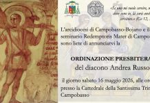 ordinazione presbiteriale 16 maggio 2026