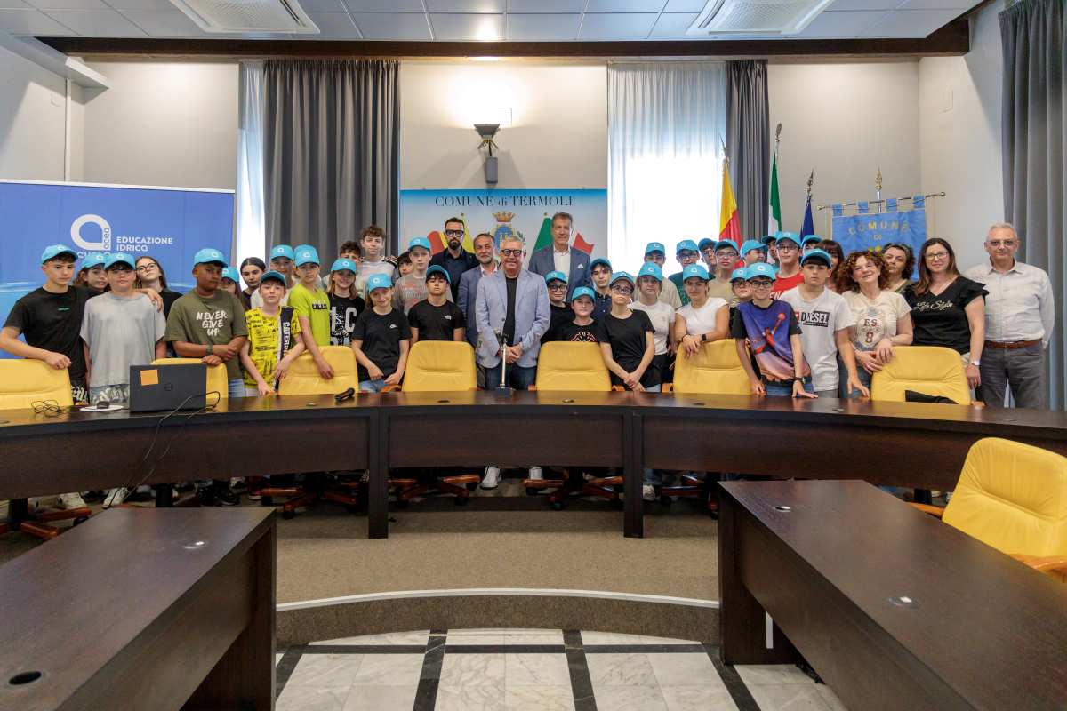 ragazzi scoprono depuratore termoli